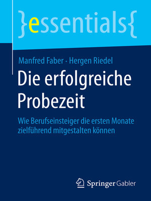 cover image of Die erfolgreiche Probezeit